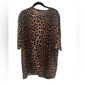 Pretty little thing animal print shift dress